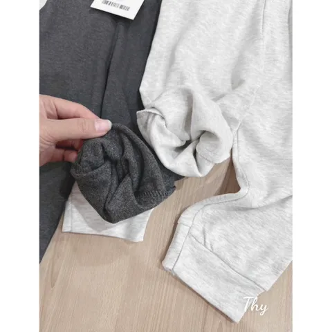 Quần dài cho bé, quần nỉ lót bông dáng Jogger siêu ấm, siêu mềm cho bé trai và bé gái size 8-25kg