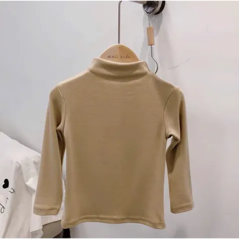 Áo giữ nhiệt cho bé, áo giữ nhiệt zip lông tone màu Hàn Quốc cho bé trai và bé gái size 7-24kg