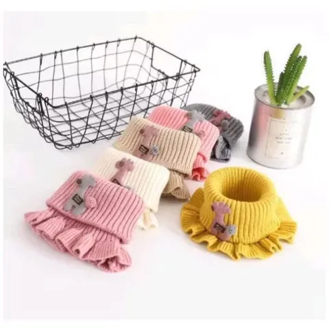 Khăn ống len cho bé trai bé gái 2-10 tuổi – Khăn cổ len giữ ấm mùa đông, chất liệu len mềm mại, co giãn tốt