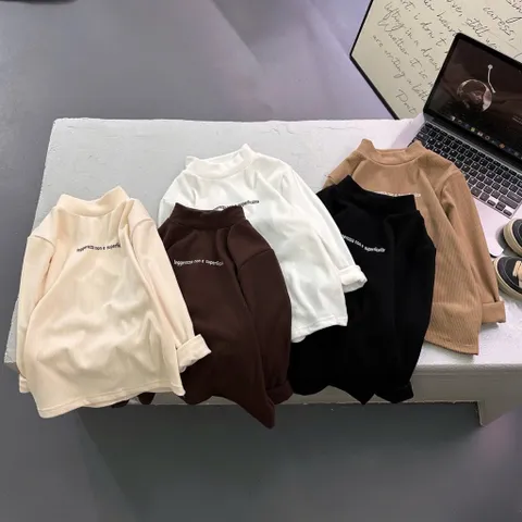 Áo giữ nhiệt cho bé, áo giữ nhiệt zip lông QCCC cho bé trai và bé gái từ 15-45kg