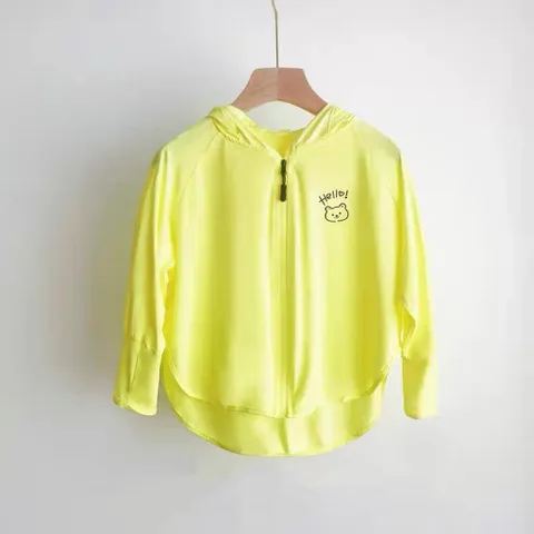 Áo chống nắng cho bé gái Hello chất thun hàn cao cấp siêu mát cho bé gái size 13-27kg, Áo khoác nắng cho bé gái