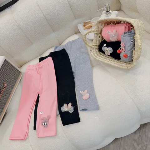 Quần legging cho bé, Quần legging nơ sz 10-32kg cho bé