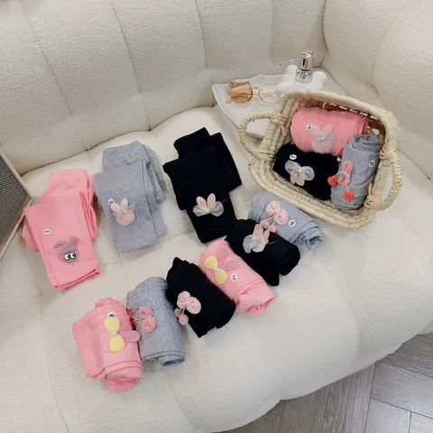 Quần legging cho bé, Quần legging nơ sz 10-32kg cho bé
