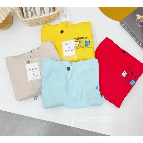 Áo khoác cho bé gái, bé trai, áo khoác gió size đại vải chính phẩm 2 lớp có dây rút eo dáng parka cho bé 26-38kg