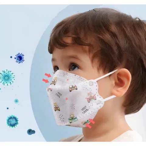 Khẩu Trang Cho Bé Diệt Khuẩn 4D KF94 Hoạ Tiết Cho Bé 1-8 tuổi