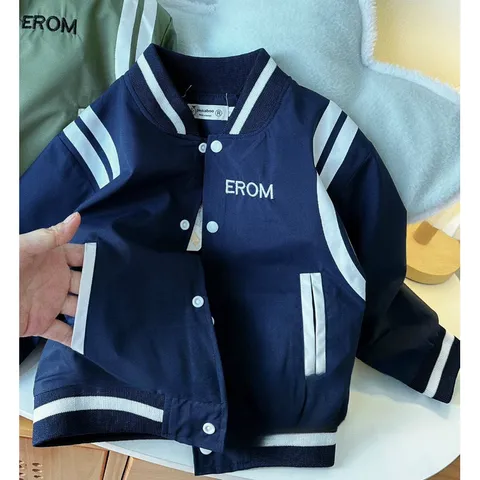 XẢ HÀNG- áo bé trai, áo khoác gió bomber 2 lớp chữ EROM cho bé 10-30kg