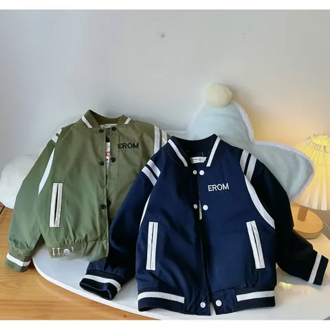 XẢ HÀNG- áo bé trai, áo khoác gió bomber 2 lớp chữ EROM cho bé 10-30kg