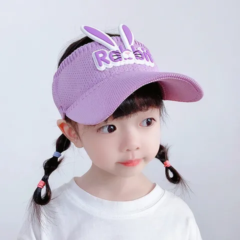 Mũ trẻ em bé gái, mũ nửa đầu bé gái tai thỏ dễ thương