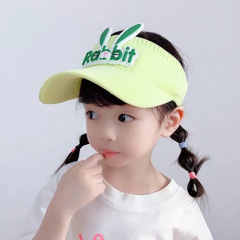 Mũ trẻ em bé gái, mũ nửa đầu bé gái tai thỏ dễ thương