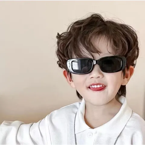 Kính trẻ em, kính mắt thời trang gọng vuông mẫu mới cho bé trai và bé gái