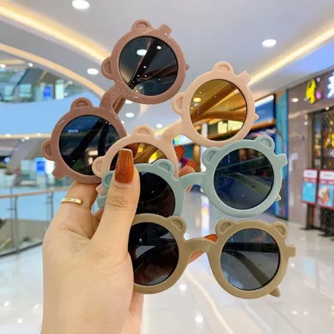 Kính trẻ em, mắt kính bé gái tai gấu