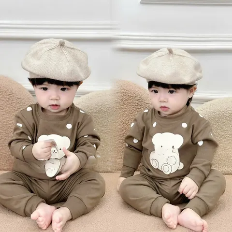 Quần áo thu đông bé trai, bộ quần áo dài tay chất zip lông 2 mặt cho bé 8-17kg