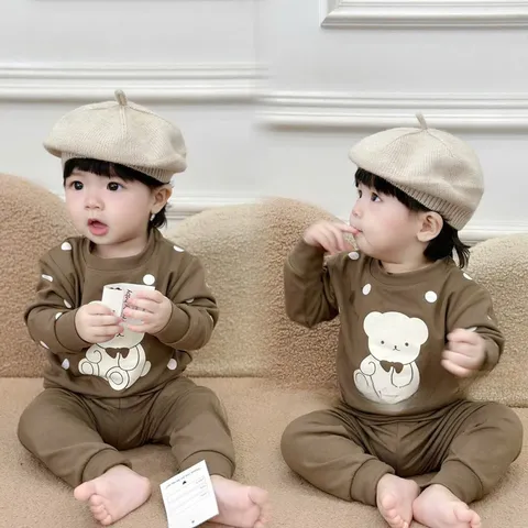 Quần áo thu đông bé trai, bộ quần áo dài tay chất zip lông 2 mặt cho bé 8-17kg