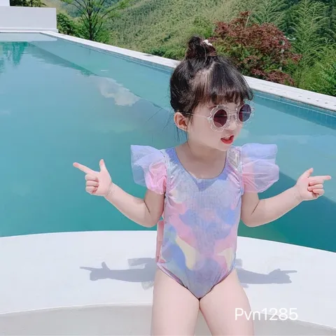 Đồ bơi cho bé, bikini liền thân siêu xinh cho bé 10-20kg