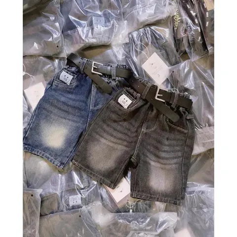 Quần đùi bé trai, quần short jean mẫu mới cho bé 10-40kg