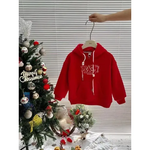 Áo Hoodie cho bé, áo hoodie nỉ lót lông hàng QCCC cho bé trai và bé gái 15-33kg