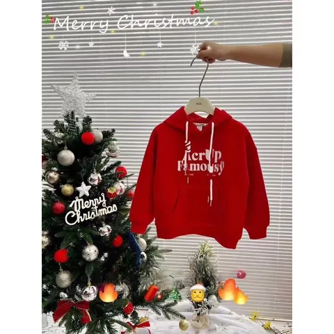 Áo Hoodie cho bé, áo hoodie nỉ lót lông hàng QCCC cho bé trai và bé gái 15-33kg