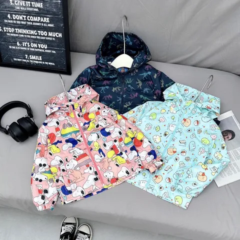 Áo khoác trẻ em, áo khoác gió nhiều màu cho bé trai và bé gái 10-30kg
