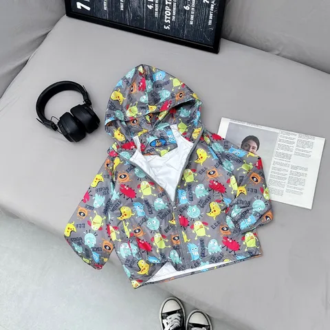 Áo khoác trẻ em, áo khoác gió nhiều màu cho bé trai và bé gái 10-30kg
