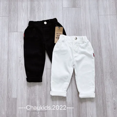 Quần kaki dài 1 cúc cho bé trai, chất kaki thô Quảng Châu loại 1 cho bé 20-35kg