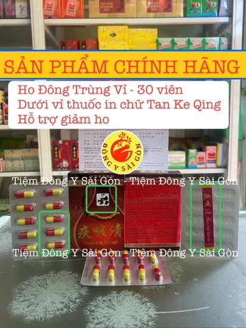 Viên Uống Hỗ Trợ Ho Đờm Trùng Vỉ - Tan Ke Qing Hàng Chuẩn, Giảm Ho, Long Đờm Từ Hong Kong, 30 Viên/Hộp