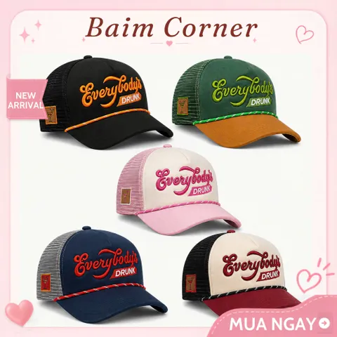 BaimCorner/Mũ Trucker EveryBody's Phối Lưới Thoáng Khí, Form To Ôm Đầu