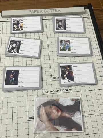 Set 20 Nhãn Vở In Hình Theo Yêu Cầu | In Tên Trường Lớp | Nhãn Vở Cá Nhân Hóa | Tiệm in ảnh AnhLin