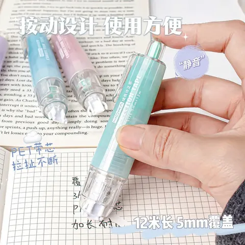Băng Xóa Moka Correction Tape Dễ Dùng | Xóa Kéo Khô Mượt Cho Học Sinh Sinh Viên