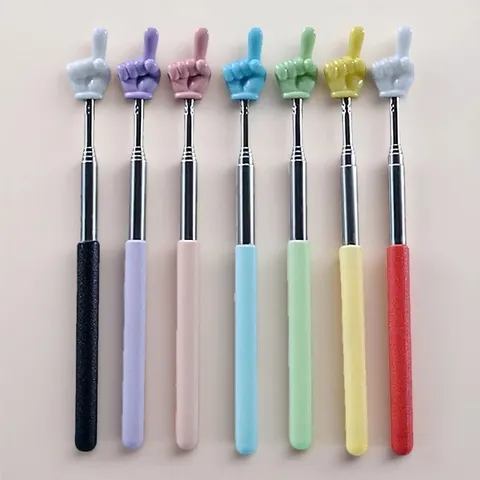 Que Chỉ Bảng Inox 69cm Có Thể Thu Gọn Hình Bàn Tay Tay Cầm Chống Trượt Dễ Điều Chỉnh Cho Giáo Viên Học Sinh