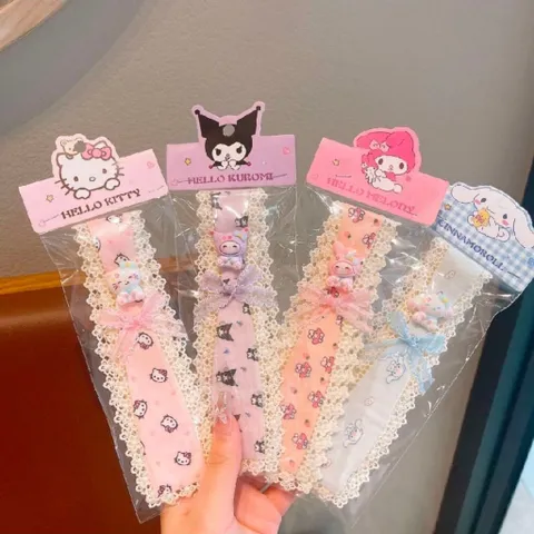 Băng Đô Dán Tóc Velcro Vải Mềm Cho Bé Gái