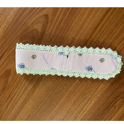 Băng Đô Dán Tóc Velcro Vải Mềm Cho Bé Gái