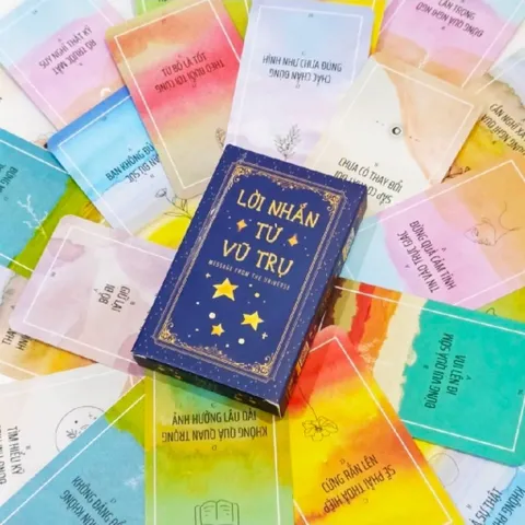 ​Bộ Bài Lời Nhắn Từ Vũ Trụ 36 Lá Tiếng Việt - Bộ Bài Oracle Bói Bài Mẫu Xanh/Đen/Hồng Ý Nghĩa Tích Cực Giải Stess