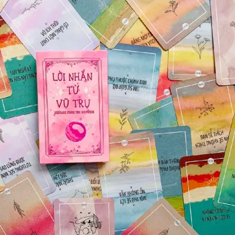 ​Bộ Bài Lời Nhắn Từ Vũ Trụ 36 Lá Tiếng Việt - Bộ Bài Oracle Bói Bài Mẫu Xanh/Đen/Hồng Ý Nghĩa Tích Cực Giải Stess