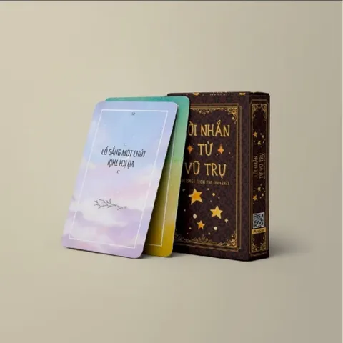 ​Bộ Bài Lời Nhắn Từ Vũ Trụ 36 Lá Tiếng Việt - Bộ Bài Oracle Bói Bài Mẫu Xanh/Đen/Hồng Ý Nghĩa Tích Cực Giải Stess
