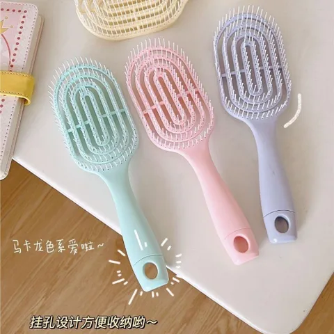 Lược Gỡ Rối Tóc Basic Tone Màu Macaron Kẹo Ngọt Xinh Xắn