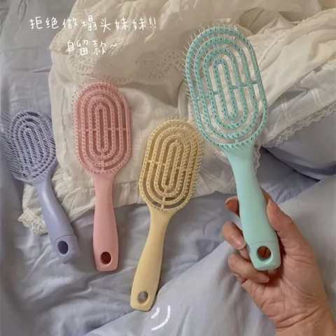 Lược Gỡ Rối Tóc Basic Tone Màu Macaron Kẹo Ngọt Xinh Xắn