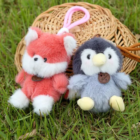 Móc Khóa Thú Bông Lông Siêu Mịn Có Hạt Thơm 12cm 65g Treo Chìa Khóa Balo Túi Xách Phụ Kiện Cute Quà Tặng Dễ Thương