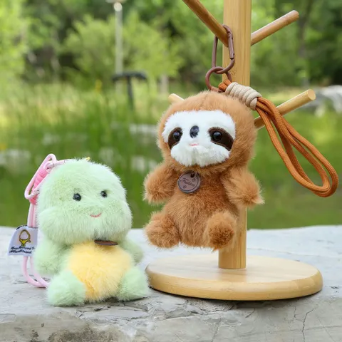 Móc Khóa Thú Bông Lông Siêu Mịn Có Hạt Thơm 12cm 65g Treo Chìa Khóa Balo Túi Xách Phụ Kiện Cute Quà Tặng Dễ Thương