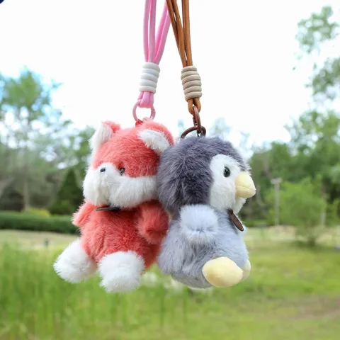Móc Khóa Thú Bông Lông Siêu Mịn Có Hạt Thơm 12cm 65g Treo Chìa Khóa Balo Túi Xách Phụ Kiện Cute Quà Tặng Dễ Thương