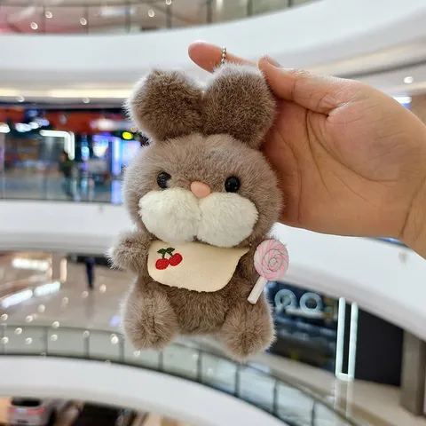 Móc Khóa Thú Bông Rái Cá/Cá Heo Dolphin Lông Mịn Mượt 15cm – Móc Treo Cặp, Túi Xách, Chìa Khóa Cute, Quà Tặng Dễ Thương