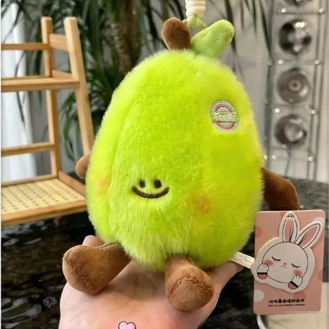 Móc khóa trái cây bông Fresh size 16cm mềm mượt, móc treo balo túi xách, thú bông trái cây nhiều mẫu