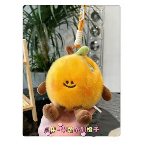 Móc khóa trái cây bông Fresh size 16cm mềm mượt, móc treo balo túi xách, thú bông trái cây nhiều mẫu