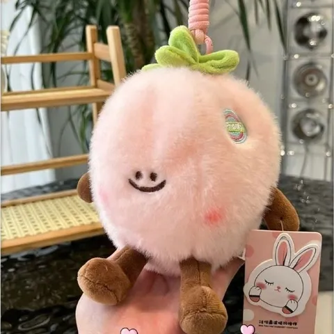 Móc khóa trái cây bông Fresh size 16cm mềm mượt, móc treo balo túi xách, thú bông trái cây nhiều mẫu