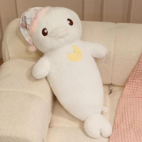 Gối Ôm Cá Heo Ngủ Ngon 3 Màu Hàng Loại 1 Quảng Châu Gấu Bông Siêu Mềm Ôm Ngủ Trang Trí Phòng Quà Tặng Dễ Thương