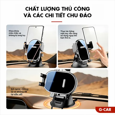 Giá Đỡ Điện Thoại Ô Tô A29 PLUS (bản mới) Đa Năng Cao Cấp Đế Hút Chân Không Siêu Chắc (P133764)