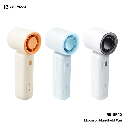 Quạt Cầm Tay REMAX RS-SF40 Pin 2000mAh Gió Mạnh Có Dây Đeo Mini Để Bàn Nhỏ Gọn Tiện Lợi (P133423)