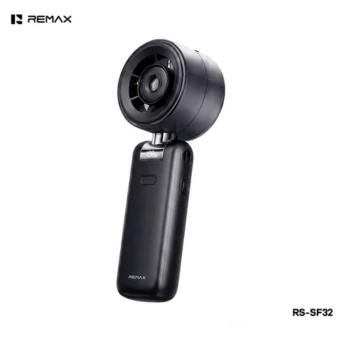 Quạt Cầm Tay Phun Sương REMAX RS-SF32  Làm Mát Nhanh, Pin 3600mAh, Gập Gọn Có Màn Hình Hiển Thị (P133357)