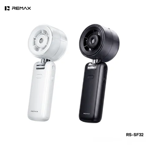 Quạt Cầm Tay Phun Sương REMAX RS-SF32  Làm Mát Nhanh, Pin 3600mAh, Gập Gọn Có Màn Hình Hiển Thị (P133357)