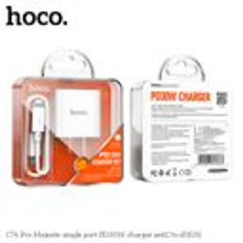 Bộ Sạc Nhanh Hoco C76 Pro (US)  - PD30W Kèm Cáp C To iP, Thiết Kế Gọn Nhẹ Hỗ Trợ Nhiều Thiết Bị (P133338)