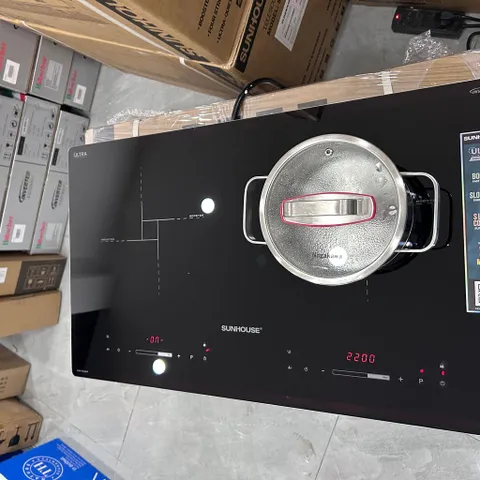 Bếp từ đôi tiết kiệm điện sunhouse Mẫu Mới ra mắt 2026, bếp từ SHB-5288HP (P132338)